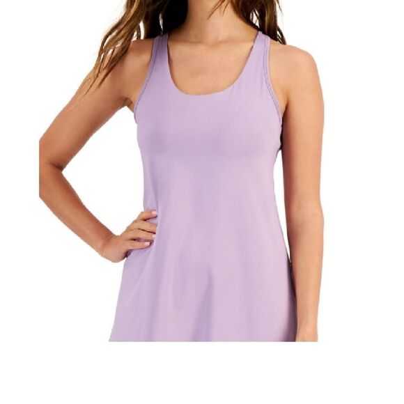 ID Ideology Women Purple Sleeveless Solid Performance Athletic Dress… - Picture 4 of 10